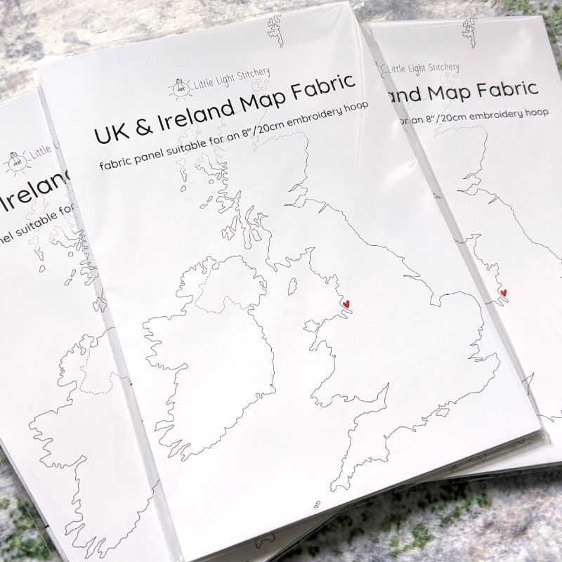UK and Ireland Map Fabric - Image 5