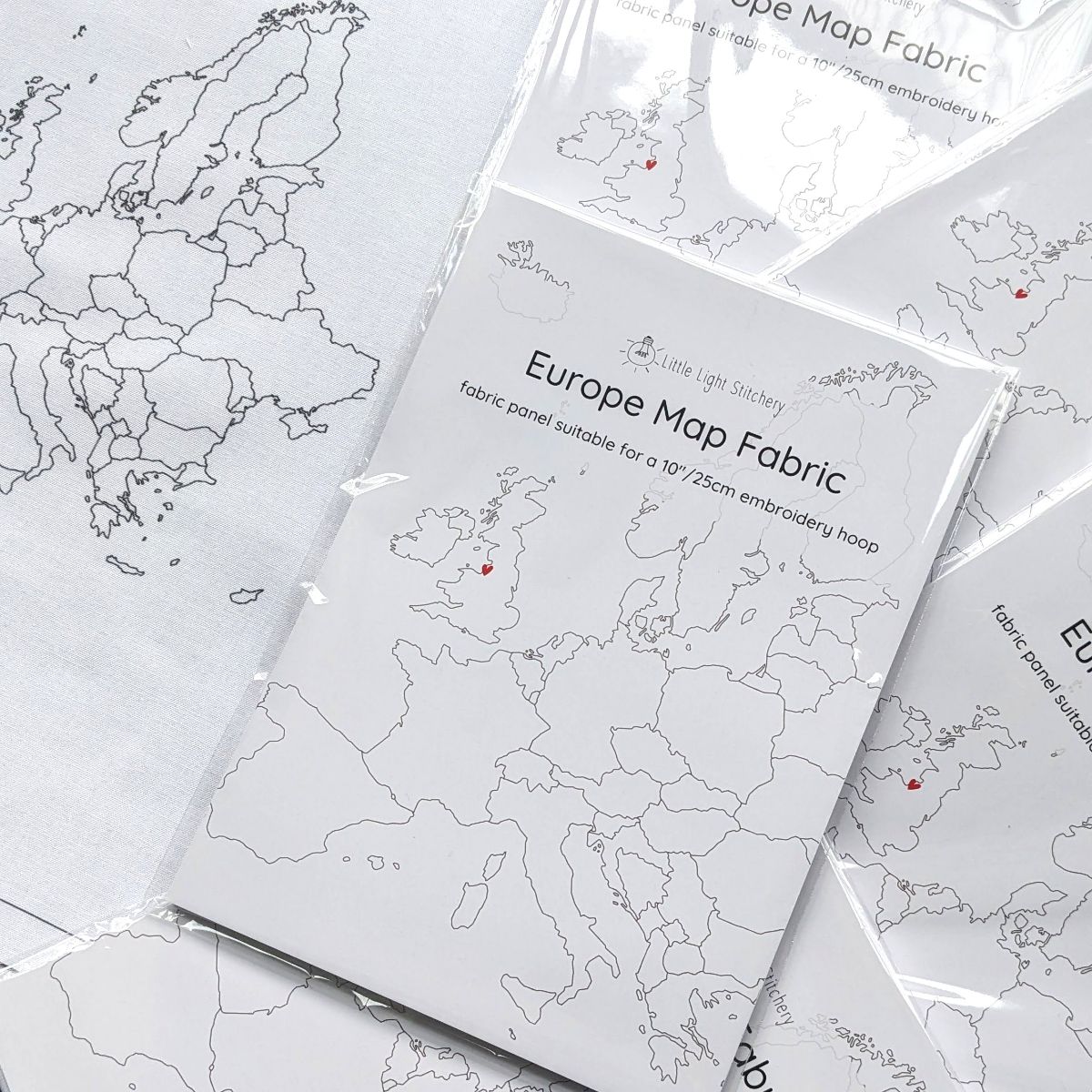 Europe fabric in it's packaging